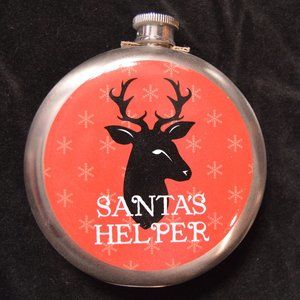 Wembley "Santa's Helper" Stainless Steel Flask